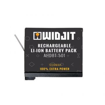 Acumulator Widjit 1220 mAh compatibil cu GoPro Hero 5/6/7