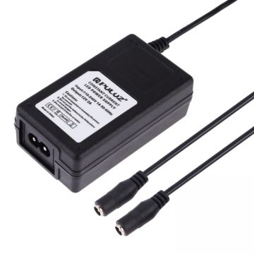 Cablu de incarcare PU2001EU Puluz cu Adaptor de Reglare a Intensitatii, Pentru Corturi Foto/Video de 40 cm, Negru