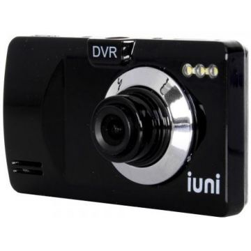 Camera Auto iUni Dash P818 cu DVR, HD, LCD 2.5inch, Infrarosu