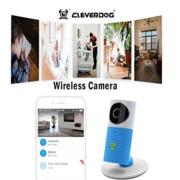 Camera de supraveghere MMD wireless IP infrared (Albastru)