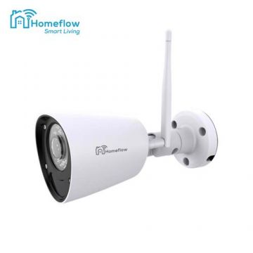 Camera de supraveghere wireless Homeflow C-6003, Exterior, Detectie miscare, Night Vision (Alb)