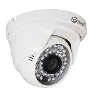 Camera supraveghere IP iUni ProveCam AHD 6172, lentila 3.6mm, 1.3 MP, 36 leduri IR (Alb)