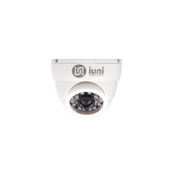 Camera supraveghere iUni ProveCam C071, CMOS, 24 led-uri IR, lentila fixa 3.6mm (Alb)