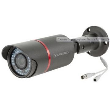 Camera Supraveghere Video Cabletech URZ0159, 1/3inch, 720p, 2.8 - 12 mm (Negru)