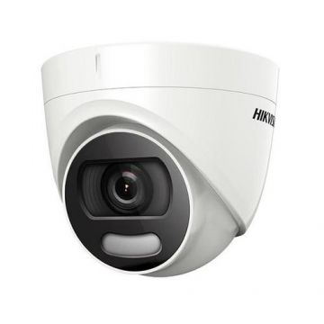 Camera Supraveghere Video Hikvision Turbo HD DS-2CE72HFT-F28, 5 MP, 2.8mm, 2560 × 1944@@20fps, IP67, Dome (Alb)