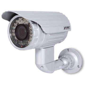 Camera Supraveghere Video Planet ICA-3350V, Bullet, exterior, 3 MP, RS485, 2.7mm, CMOS, IR 25m, 30 fps (Alb/Negru)