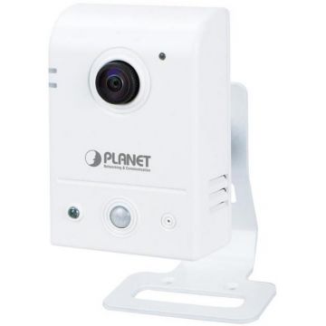 Camera Supraveghere Video Planet ICA-W8100, Fisheye IP, 1/4inch CMOS, 720p, Wireless (Alb)