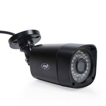 Camera supraveghere video PNI IP5MP IP, 5MP, H.265, ONVIF, Clasa de protectie IP66, P2P, Aplicatie dedicata (Negru)