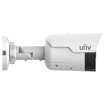 Camera supraveghere video Uniview IP 4K, Protectie perimetrala, Lentila 2.8 mm, Distanta IR 30 m, Rezolutie 8 MP, 20 FPS (Alb)