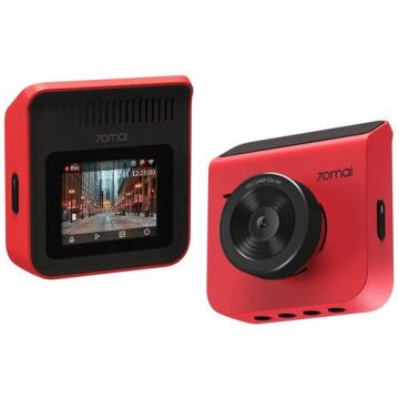 Camera Video Auto Xiaomi 70Mai Dash Cam A400 QHD 1440p, IPS 2.0inch, 145 FOV, Night Vision,Wi-Fi (Rosu)