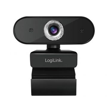 Camera web Logilink UA0371, Full HD, inclinare 30 grade, rotatie 180 grade, microfon