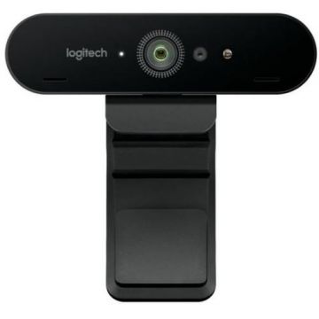 Camera Web Logitech Brio, 4K, USB 3.0 Autofocus (Negru)