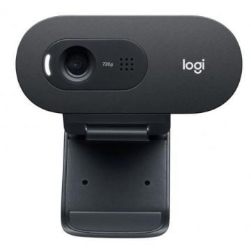Camera Web LOGITECH C505 HD 720P/30fps, USB, microfon, unghi de vizzualizare 60° (Negru)