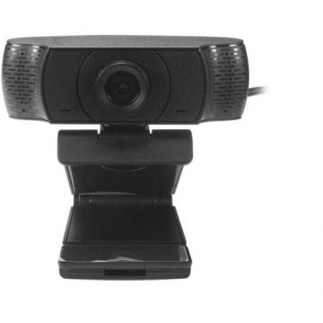 Camera Web Serioux HD 720p, CMOS, microfon, USB (Negru)