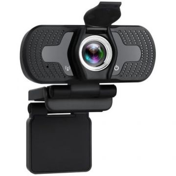 Camera web Tellur Full HD, 2MP, autofocus, microfon, Negru Camera web Tellur Full HD, 2MP, autofocus, microfon, Negru