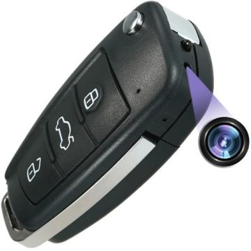 Cheie Auto Spion cu Camera HD iUni RMS23, Night Vision, senzor de miscare, Foto, Video
