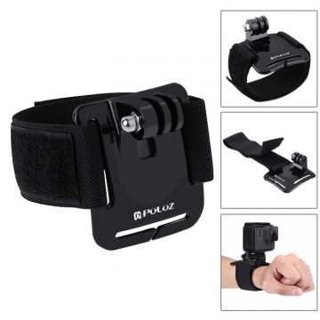 Kit 53+1 Accesorii PKT27 Puluz Pentru Camera Video Sport DJI Osmo Action, GoPro, Cutie Depozitare, Camuflaj