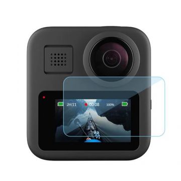 Set 2 folii protectie din sticla securizata compatibile cu GoPro Hero Max