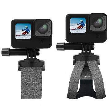 Sistem de prindere pe incheietura Telesin pentru camere video sport, Rotire 360 grade, Negru