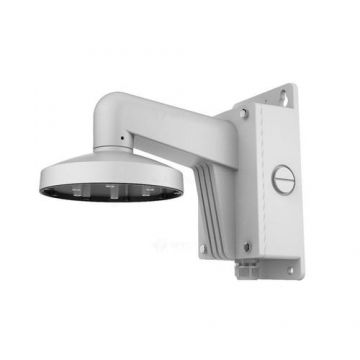 Suport de montaj pe perete cu doza de conexiuni Hikvision DS-1473ZJ- 155B, aluminiu (Alb)