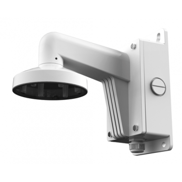 Suport de montaj pe perete Hikvision DS-1473ZJ-135B cu doza de jonctiune pentru camere Dome (Alb)