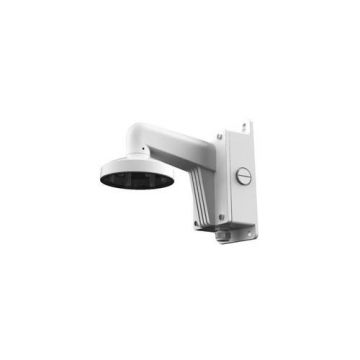 Suport perete camera Hikvision Bracket DS-1273ZJ-140B, cu cutie de jonctiune, aluminiu (Alb)