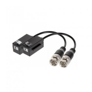 Video balun, pasiv, pentru camere de supraveghere, analogice, pe cablu utp, 8MB, 4K, HDCVI/TVI/AHD/CVBS, PFM800-4K, Dahua