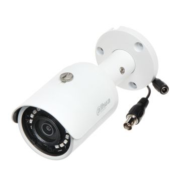 Camera supraveghere exterior Dahua HAC-HFW1200S-POC-0280B, 2 MP, IR 30 m, 2.8 mm, PoC