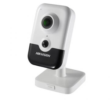 Camera supraveghere wireless IP WiFi Hikvision DS-2CD2443G0-IW, 4 MP, IR 10 m, 2.8 mm, microfon, slot card