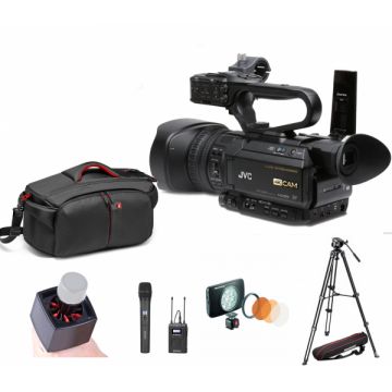 JVC GY-HM250E camera video 4K Live Streaming kit interviu