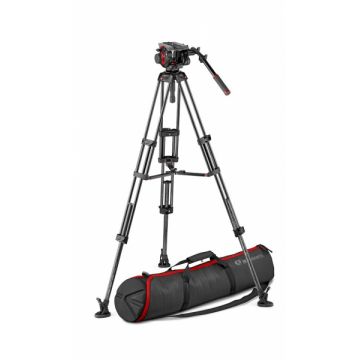 Manfrotto MVK504 Kit trepied video carbon mid-spreader