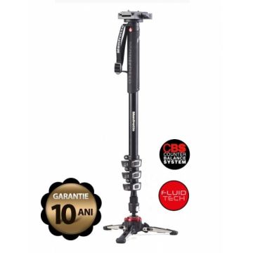 Manfrotto MVMXPROA4577 Monopied video fluid cu Quick Release