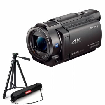 Sony Camera video Ultra HD 4K FDR-AX33 cu trepied foto-video