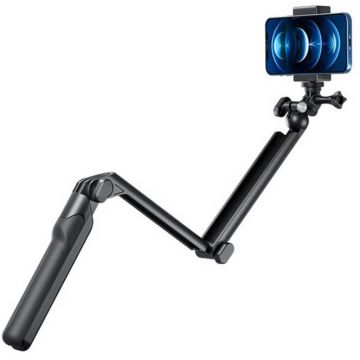 Accesoriu Camera Video de Actiune 3-Way TE-TRP-009, lungime de la 22 la 55 cm