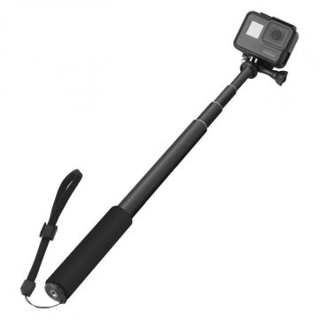 Accesoriu Camera Video de Actiune Stick pentru camere video sport GoPro, ajustabil, Negru