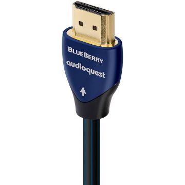 Cablu video Audioquest BlueBerry 18, HDMI Male - HDMI Male, v2.0, 3m, albastru-negru