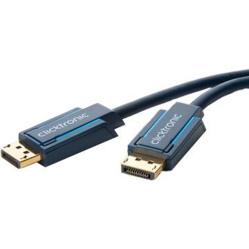 Cablu video CLICKTRONIC DisplayPort Male - DisplayPort Male, 20m, negru