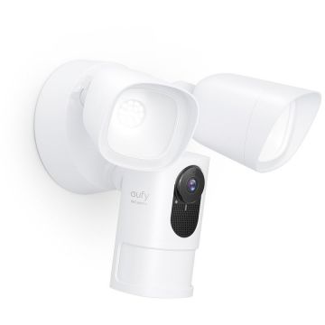 Camera Supraveghere FloodLight Reflector LED 1080p Audio Bidirectional Rezistenta Intemperii Exterior Alb