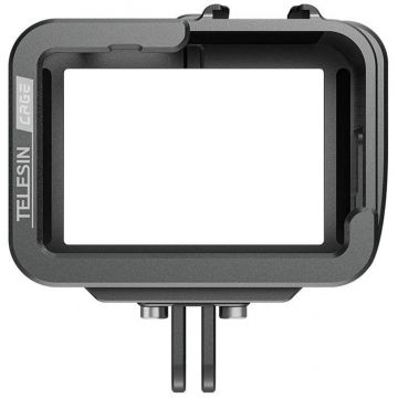 Accesoriu Camera Video de Actiune GP-FMS-G11 compatibila cu GoPro Hero 11 / 10 / 9, filet 1/4 inch, 2 suporturi cold shoes, Negru