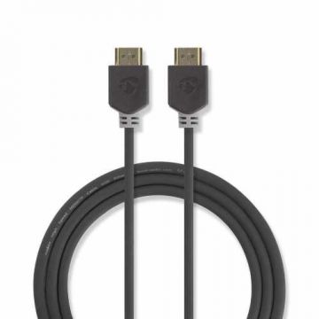 Cablu HDMI de mare viteza, 4K120Hz, 8K60Hz, 3m, antracit, Nedis