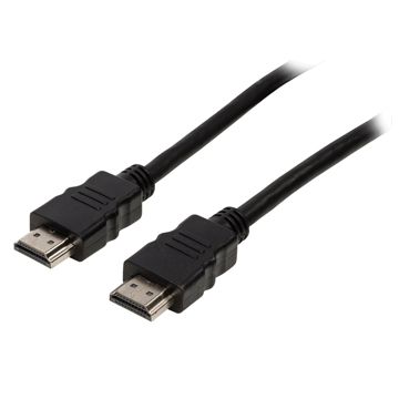 Cablu HDMI de mare viteza cu functie Ethernet, conector HDMI Ethernet - conector HDMI  3 m, negru