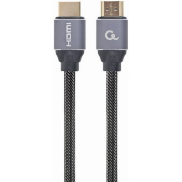 Cablu video Gembird HDMI Male - HDMI Male, 10m, negru-gri