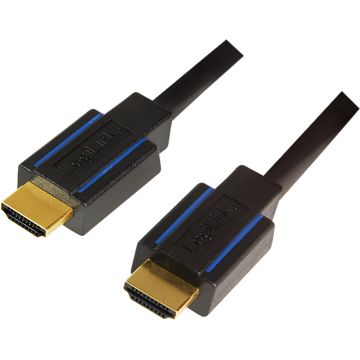 Cablu video Logilink HDMI Male - HDMI Male, v2.0, 3m, negru