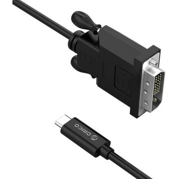 Cablu video Orico XC-205-18, USB-C la DVI, 1.8 m, negru