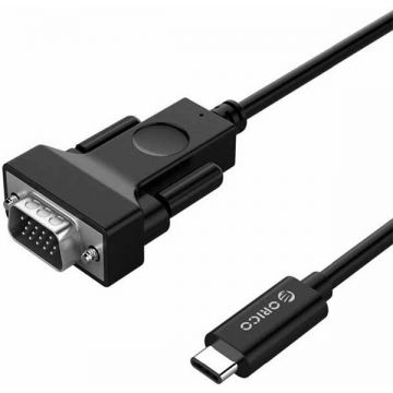 Cablu video Orico XC-205-18, USB-C la VGA, 1.8 m, negru