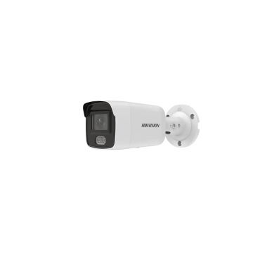 Camera supraveghere IP exterior Hikvision ColorVue DS-2CD2047G2-L2C, 4MP, 2.8 mm, lumina alba 40m, microfon, slot card, PoE