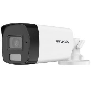 Camera de supraveghere 2MP, lentila 2.8mm, IR 40m, WL 40m, Microfon, IP67 - Hikvision DS-2CE17D0T-LFS-2.8mm