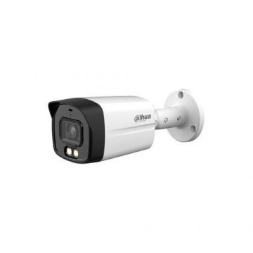 Camera de supraveghere 8 MP, 3.6 mm, IR 40 m, microfon, Bullet, Analogica, Full-color - Dahua HAC-HFW1809TLM-A-LED-0360B Camera de supraveghere 8 MP, 3.6 mm, IR 40 m, microfon, Bullet, Analogica, Full-color - Dahua HAC-HFW1809TLM-A-LED-0360B