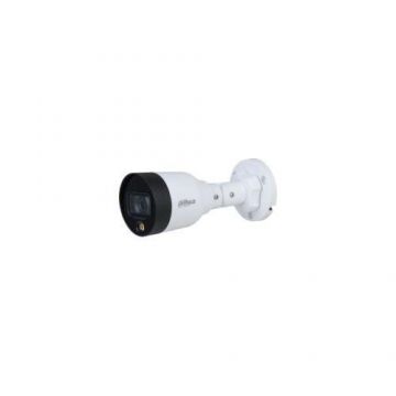 Camera de supraveghere Dahua IPC-HFW1439S-A-LED-0280B-S4, Lentila 2.8mm, IR 15m, IP67 (Alb/Negru)