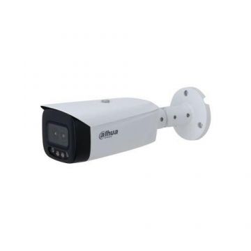 Camera de supraveghere Dahua IPC-HFW5449T1-ASE-D2-0280B, Lentila 2.8mm, IR 50m, IP67, PoE (Alb/Negru)